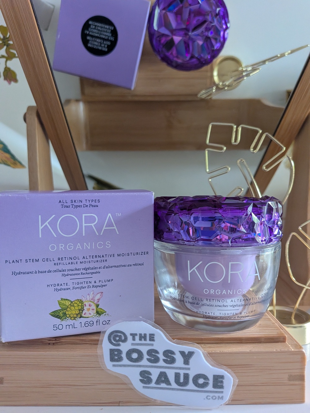 KORA Organics Plant Stem Cell Retinol Alternative Moisturizer Full Size NWT